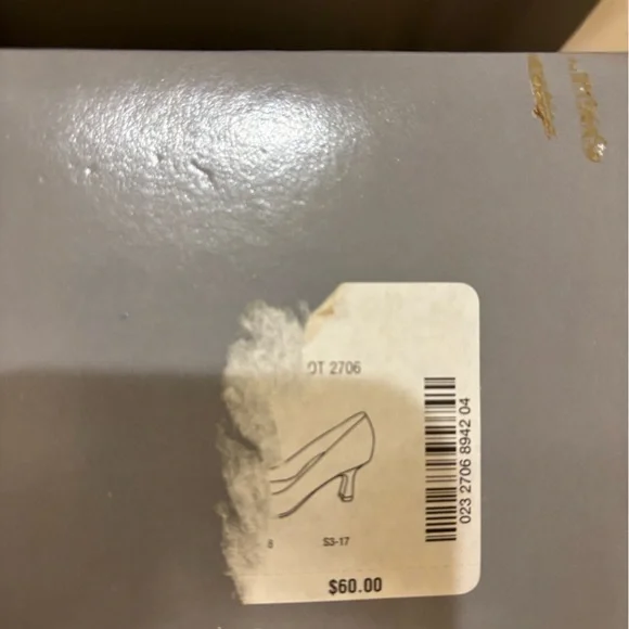 Worthington Dark Brown Croc-Embossed Leather Heels with Knot Detail - Picture 4 of 4